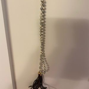 Marble tassel necklace